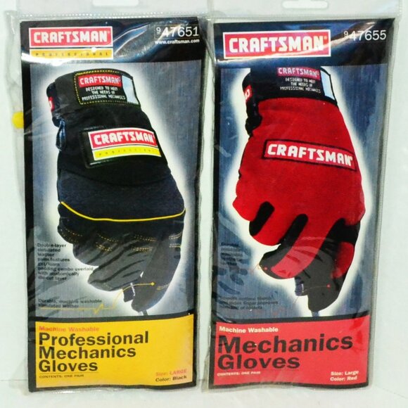 Craftsman Mechanics Work Gloves New In Package Never Worn Size Large - Picture 1 of 4